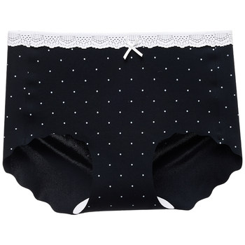 Six rabbits full pants antibacterial mid-waist hip covering underwear