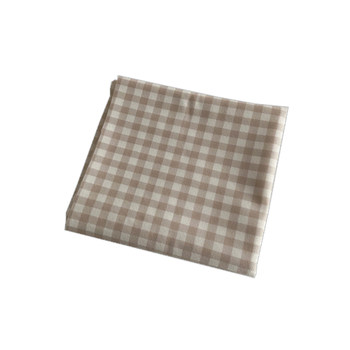 Bedroom renovation japanese simple khaki tablecloth desk ins student plaid fresh fabric girl tablecloth Bedroom renovation japanese simple khaki tablecloth desk ins student plaid fresh fabric girl tablecloth