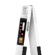 Lean ruler 2 meters folding aluminum alloy level high-precision digital display engineering inspection ruler house inspection tool vertical detection m