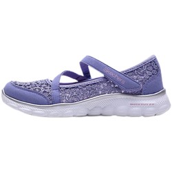 Skechers Girls Mary Jane Princess Shoes Official Flagship Lace Fashion Casual Shoes Velcro Lightweight Mesh Shoes