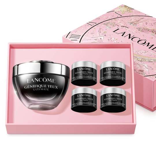 Светящийся крем для глаз Lancôme Little Black Bottle увлажняет, укрепляет и уменьшает тонкие линии и темные круги.