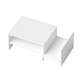 Adjustable printer storage bracket file rack