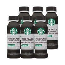 Starbucks Starbucks Pike Market Black Coffee 270ml * 6 бутылок с сахаром 0 жира который является кофе-напитком