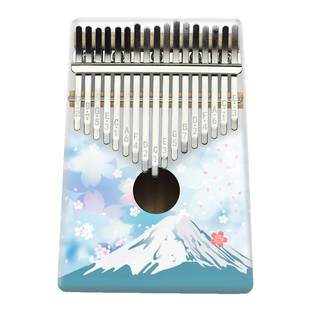 卡林巴拇指琴17音入门初学者手指琴乐器kalimba五指琴卡灵巴彩绘