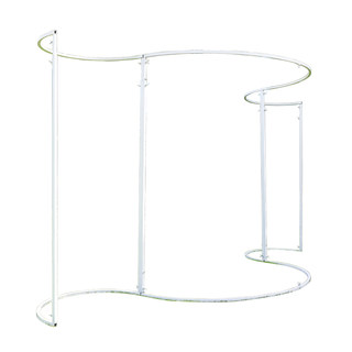 婚礼铁艺道具异型弧形支架水晶珠帘背景酒店婚礼堂宴会厅婚庆道具