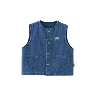 papa children's vest denim fashionable