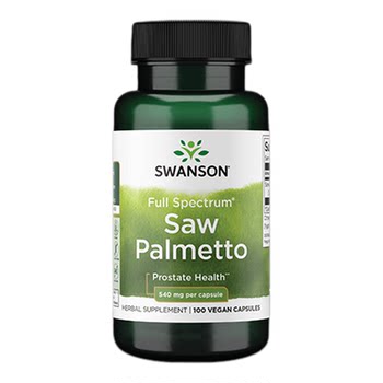 Swanson saw palmetto capsules 540mg 100 capsules