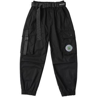 男童工装裤春秋款2025男孩户外长裤子儿童休闲裤中大童潮牌痞帅风