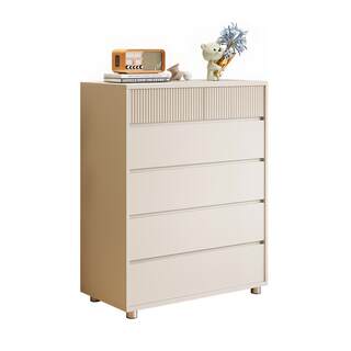 Qingxiangyuan solid wood cream style chest of drawers