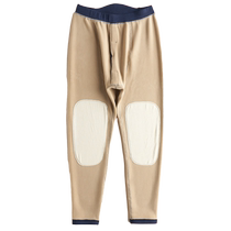 German velvet warm pants for men in autumn and winter plus velvet and thickened knee pads for the elderly cotton wool pants for dad silk high-waisted bottoming pants