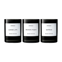 (Autonome) BYREDO Bougie parfumée parfumée 240 g Psaume du désert Flamme Rouge Safran