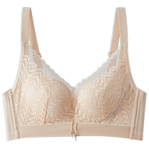 Hengyuanxiang bra underwear for women with small breasts seamless lace sexy side breasts anti-sagging bra no steel ring