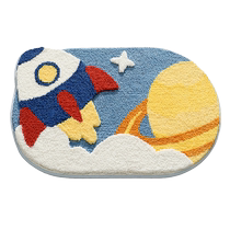 Boyang floor mat entry door mat non-slip water-absorbent scrub-free soft thickened wear-resistant home door entry floor mat