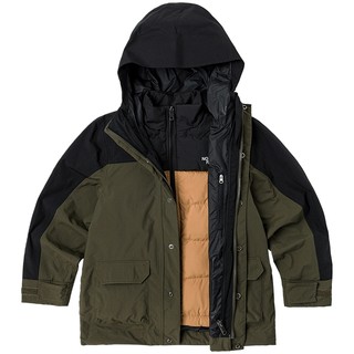 【双11爆款】北面童装男女儿童冲锋衣三合一羽绒马甲防水|8A3G