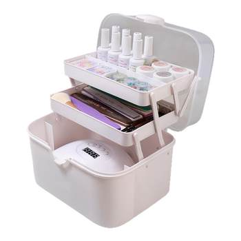 Kaniu nail art tool sorting storage box large space