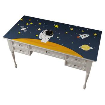 Cartoon ventilated boy astronaut waterproof oilproof desk mat Cartoon ventilated boy astronaut waterproof oilproof desk mat