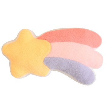 Cute rainbow star flower pillow office chair lumbar support children's room bay window decoration cushion girly heart