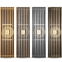 Submarine deodorant extended strip bathroom shower room copper floor drain rectangular large displacement bathroom long strip