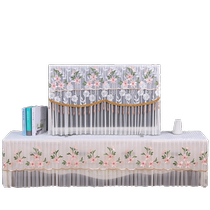 TV dust cover cover cloth 55-inch 65 light luxury wall-mounted curved LCD cabinet cover cloth simple 2024 new style