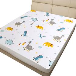 Diaper pad sheets, fitted sheets, baby children's waterproof washable mattress, large size pure cotton breathable bed cover for summer