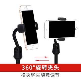 麦克风支架落地式手机直播唱歌麦架弹唱落地金属三脚架话筒支架