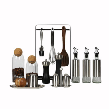 Designer light luxury ornaments model kitchen set
