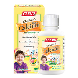 CATALO家得路儿童婴儿成长液体钙镁锌宝宝维生素CD3
