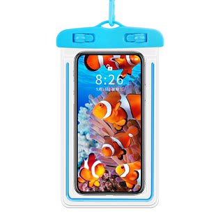 Mobile phone waterproof bag can touch screen swimming takeaway special rider submersible rafting hot spring transparent sealed dustproof protective cover