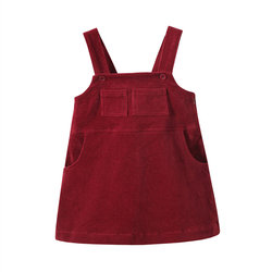 ເຄື່ອງນຸ່ງເດັກນ້ອຍ Bemidji ເດັກຍິງ suspender skirt ພາກຮຽນ spring ແລະດູໃບໄມ້ລົ່ນເຄື່ອງນຸ່ງຫົ່ມ burgundy corduroy ຄົນອັບເດດ: ເດັກນ້ອຍຂອງເດັກນ້ອຍ outing dress ຝ້າຍ