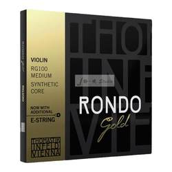 2023 새로운 오스트리아 오리지널 수입 Thomastik Rondo 골드 RG100 바이올린 현 세트