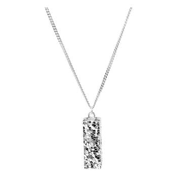 Pure silver 9999 auspicious words crushed ice ice lai cai necklace