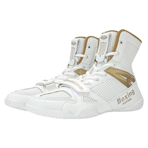 Boxing shoes for children adults men and women professional Sanda fighting high-top training shoes fitness martial arts shoes wrestling shoes