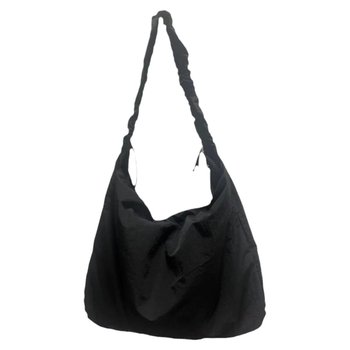 Red crossbody bag large capacity tote bag drawstring niche