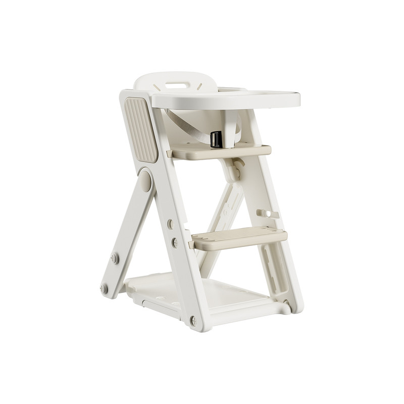 Multifunctional foldable baby dining table and chair