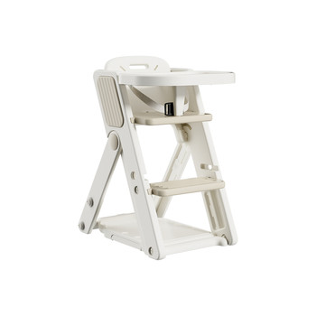 Multifunctional foldable baby dining table and chair