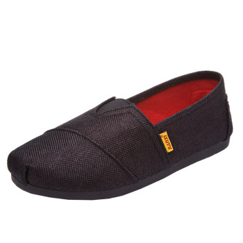 ແບບເກົາຫຼີ breathable slip-on lazy flat cloth shoes summer new all-match casual shoes low-top old Beijing canvas shoes for women