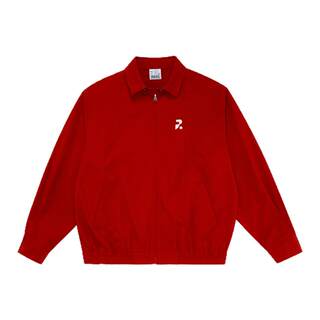 RASS休闲百搭翻领衬衫夹克 情侣款美式宽松复古休闲潮牌拉链外套