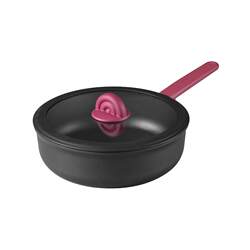 Carote Has a Titanium Non-Stick Frying Pan for Home Use, a Flat-Bottomed Pan, a Non-Stick Cooking Pan, Specifically for Gas Stoves and Induction Cookers