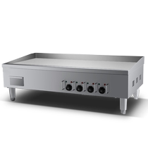 Large electric griddle commercial Teppanyaki gas stall hand-grilled cake machine lying pan Japanese-style grilling and grilling steak equipment