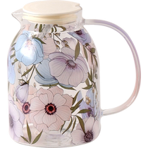 Kawashimaya high-looking cold kettle glass high-temperature-resistant food-grade household large-capacity cold water cup cold kettle set