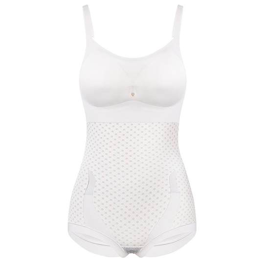 婷美塑身连体衣女收腹提臀美体塑形束腰免穿文胸后脱式显瘦束身衣