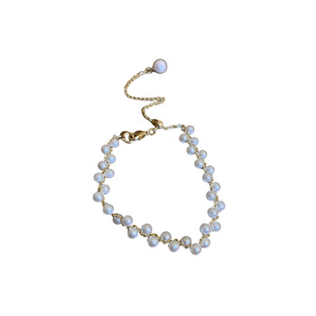 Retro pearl necklace clavicle fashion style