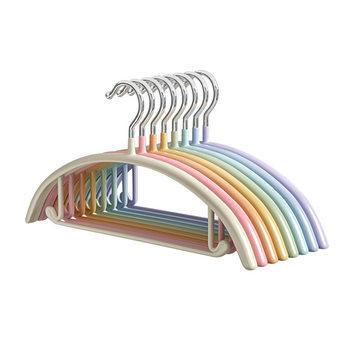 Rainbow clothes hanger for home use, non-slip, traceless and unpackable