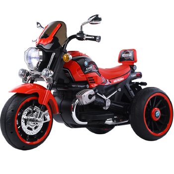 Children's electric motorcycle can sit on