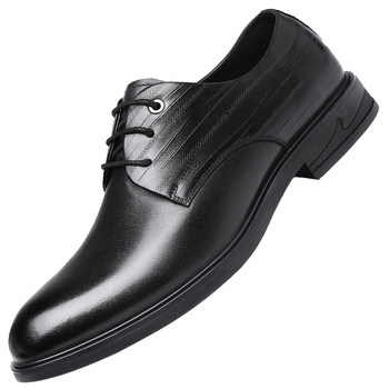 Red dragonfly casual leather shoes rubber outsole toe leather