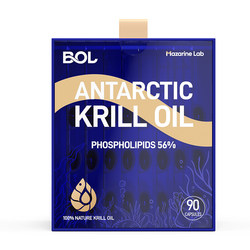 BOL ນໍາເຂົ້ານ້ໍາ Antarctic krill ບໍລິສຸດຍົກລະດັບນ້ໍາມັນປາທະເລເລິກ omega3 astaxanthin 56% phospholipid 90 ເມັດ