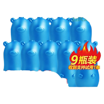 Small Bear Flush Toilet Bowl to taste Toilet Potty Toilet Baby Blue Bubble blue Basket Color Side Clear and Deodorant Clear and fragrant