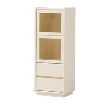 Original element solid wood sideboard cream style storage cabinet display cabinet household small apartment storage cabinet M8101