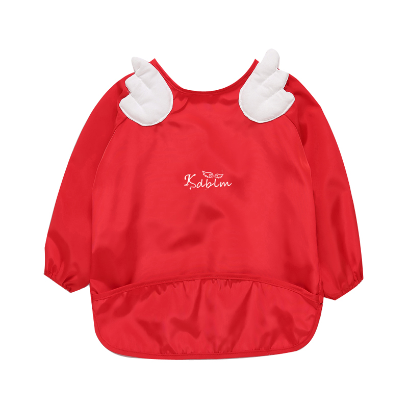 Japanese angel wings baby waterproof bibs eating clothes