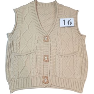 Knitted vest for boys and girls, spring, autumn and winter clothing, college style waistcoat, children's casual vest
